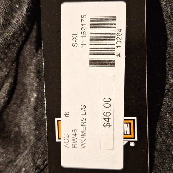 Harley-Davidson Charcoal Long Sleeve Tee Foxy W/ Fishnet Size M - Picture 11 of 11